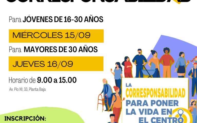 Taller gratuito sobre corresponsabilidad